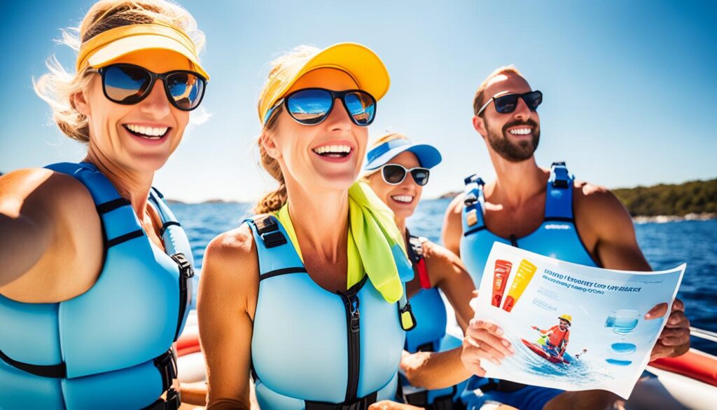 Paradise Boat Rentals UV safety measures